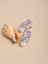 Pink Pearl Stud Earring